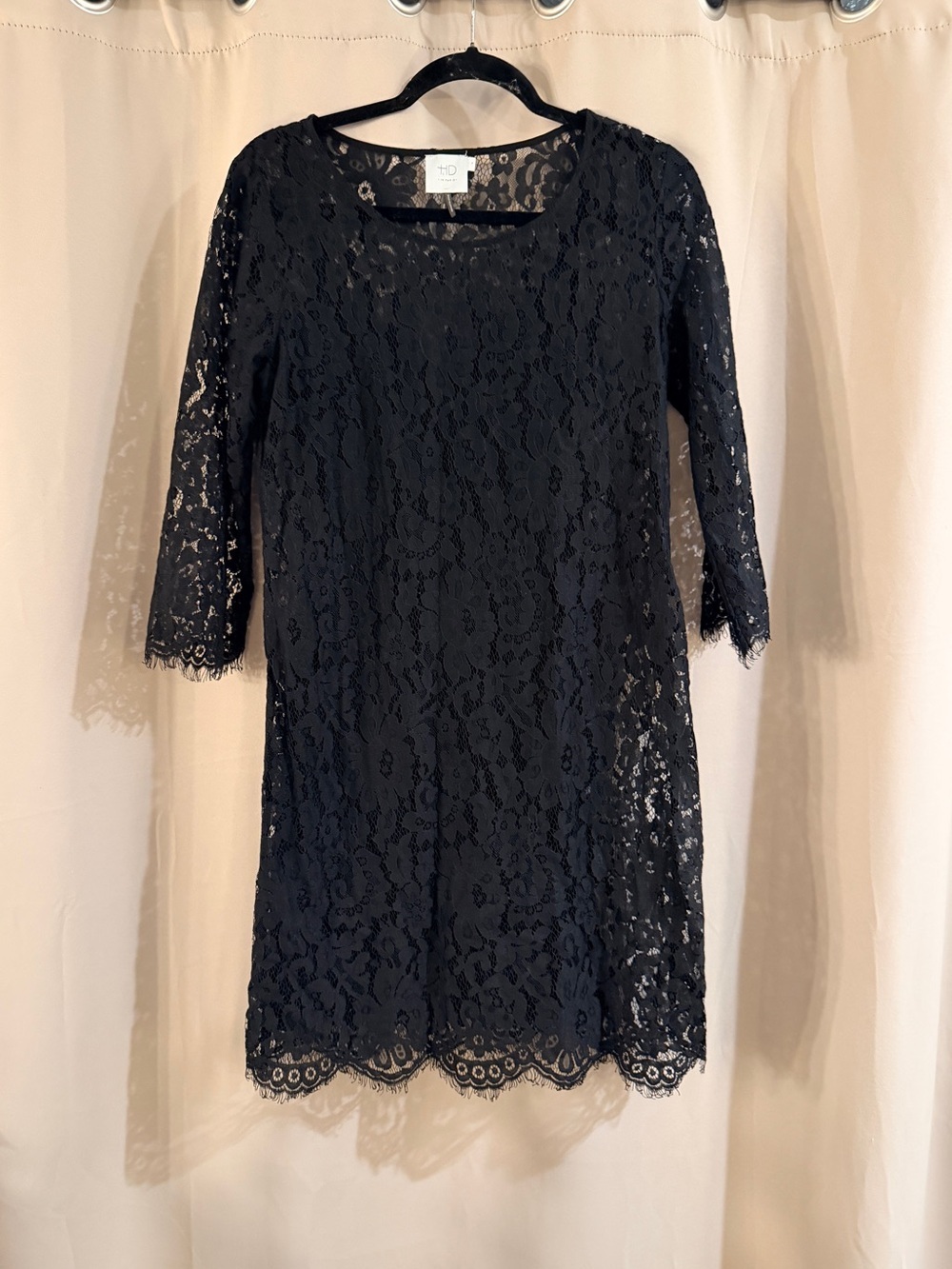 HD in Paris Black Lace Sheath Dress